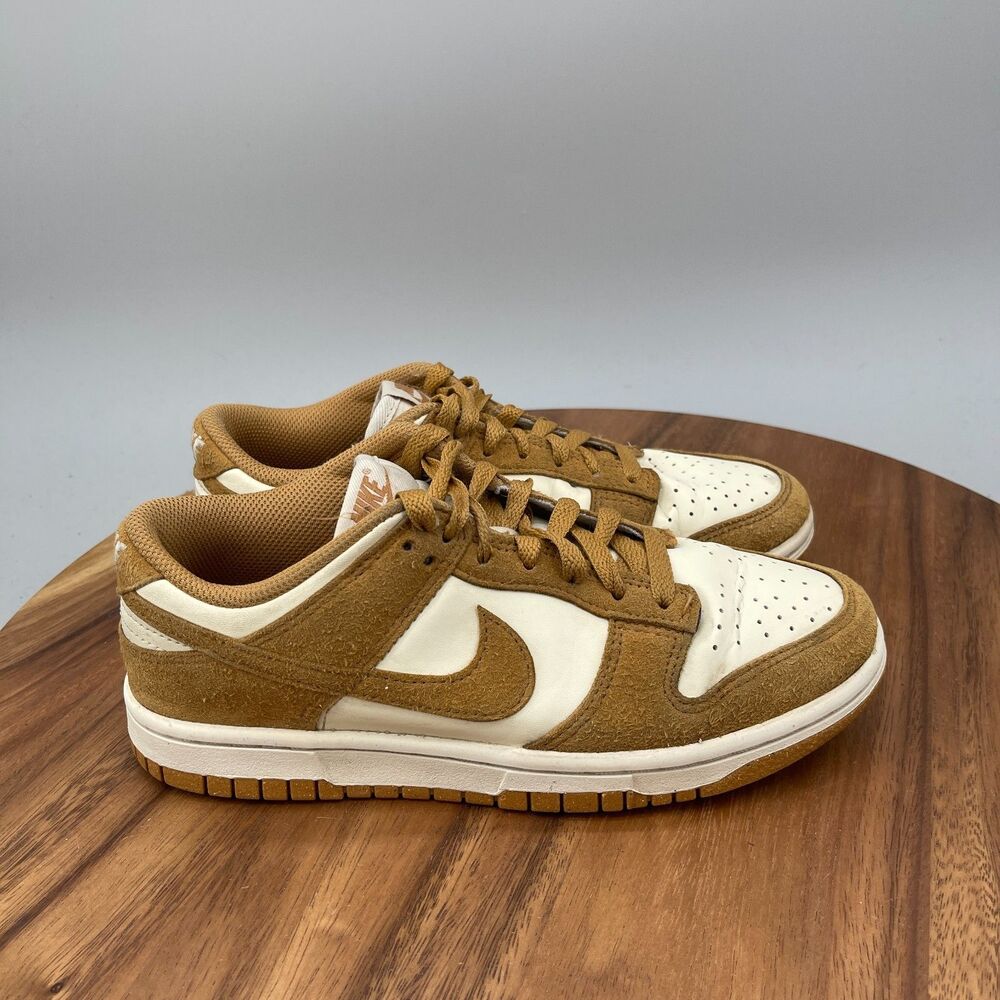 Nike Dunk Low Shoes Womens Size 6 Brown Casual Comfort Walking School Sneakers